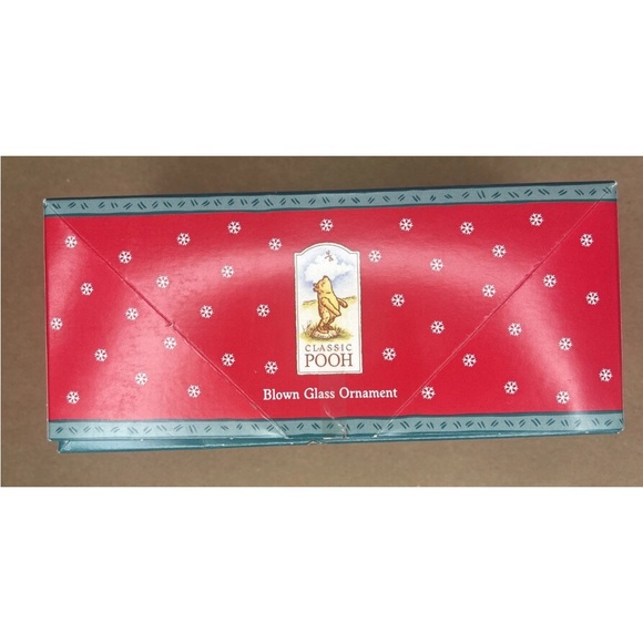 1998 Winnie the Pooh Christmas Ornament blown glass - Picture 2 of 6